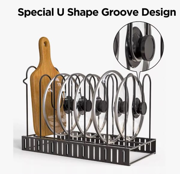 Miniatura 3 de Estante organizador de ollas metálico wx